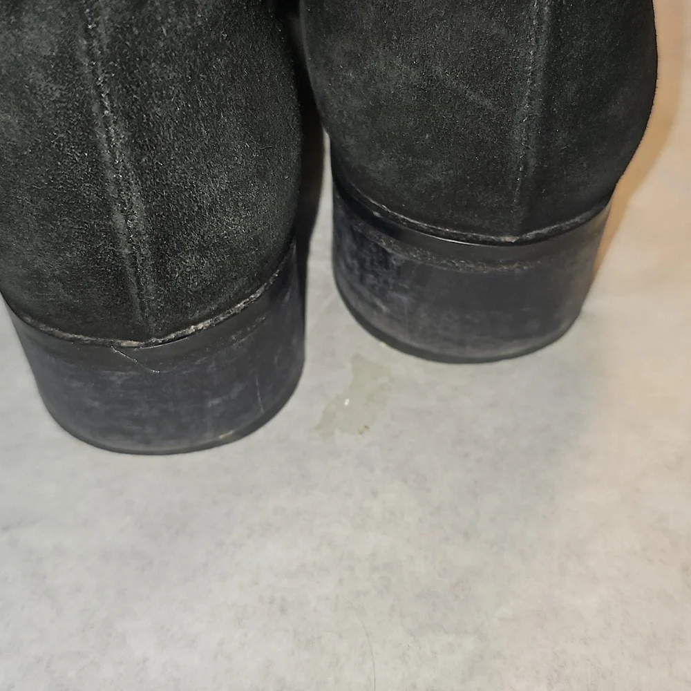 Women's Italy Black Suede Boots